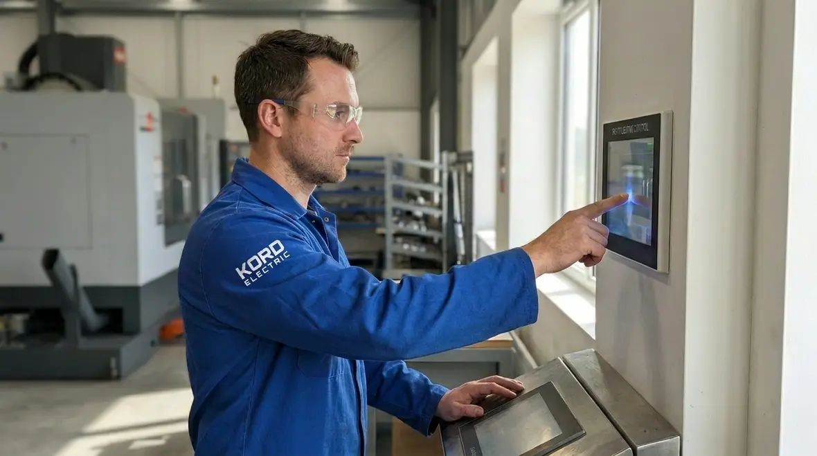 Industrial lighting control system ROI baseline calculation in a manufacturing plant