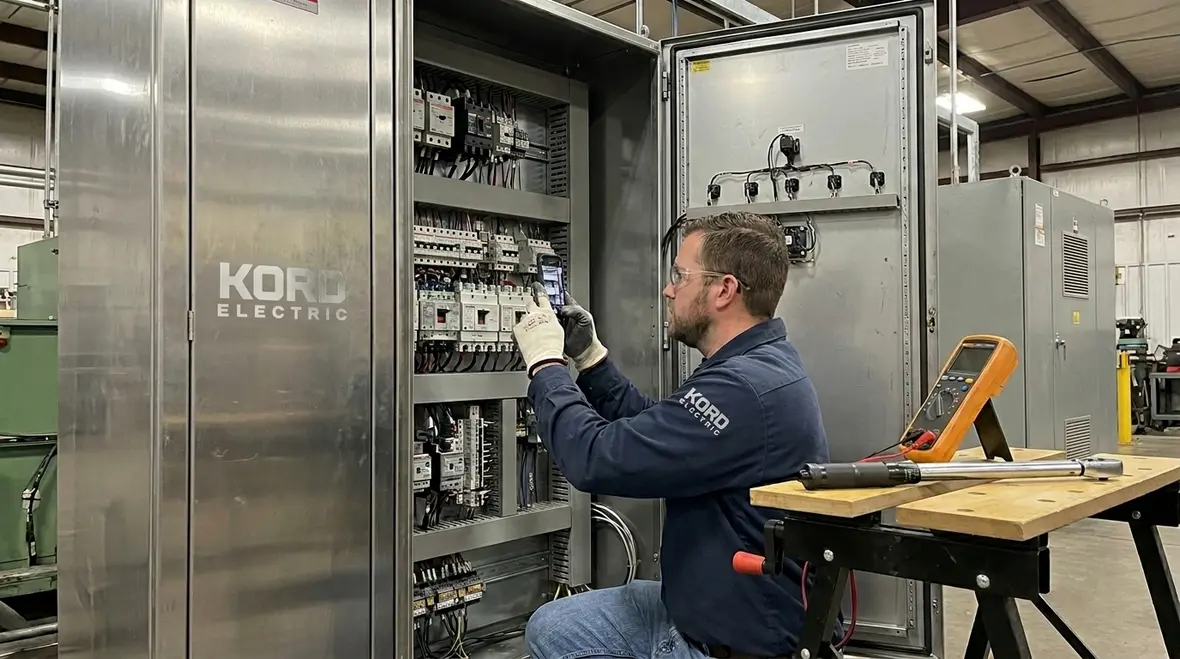 Industrial electrical panel safety