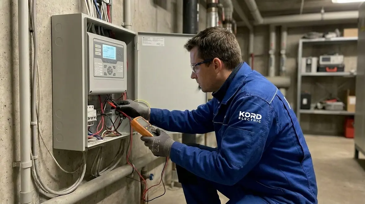 Commercial electrical installation completed to NEC standards