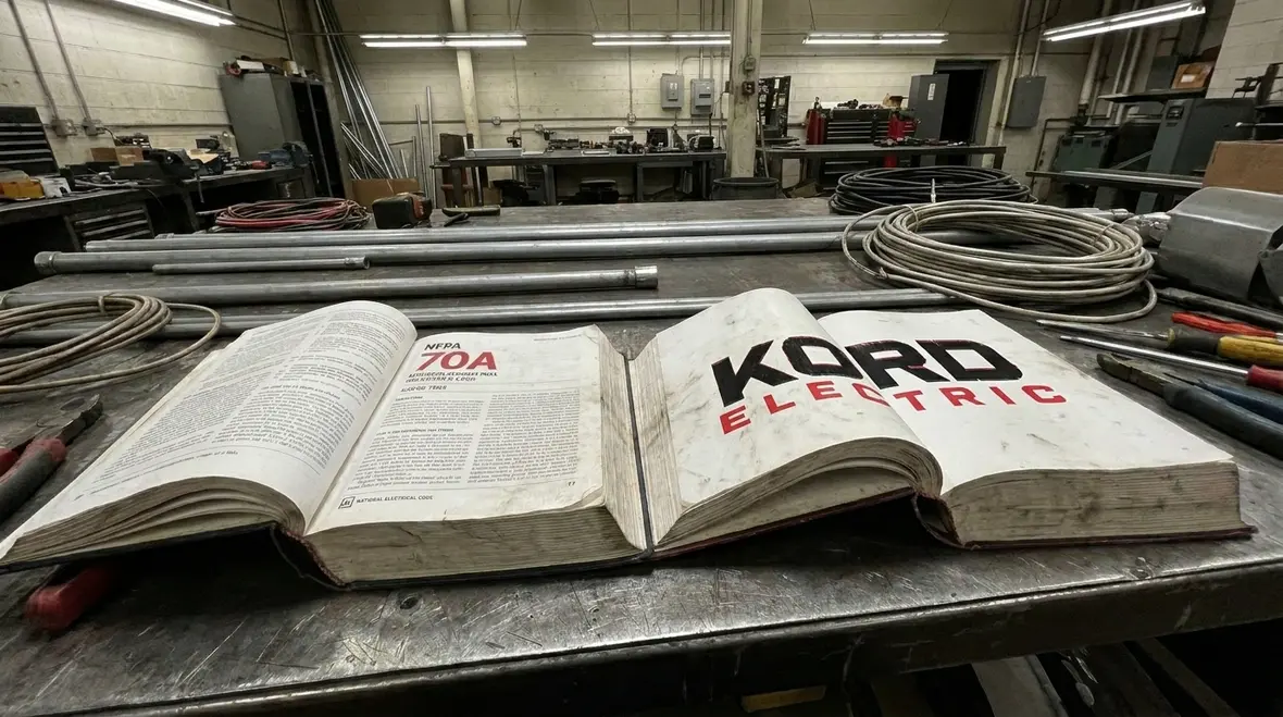 Side-by-side comparison of NFPA 70A vs NEC for commercial facilities