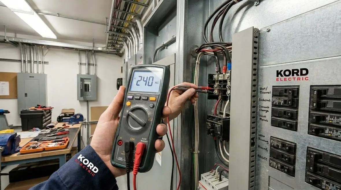 Infrared inspection of NFPA 70B electrical panels to reduce risk