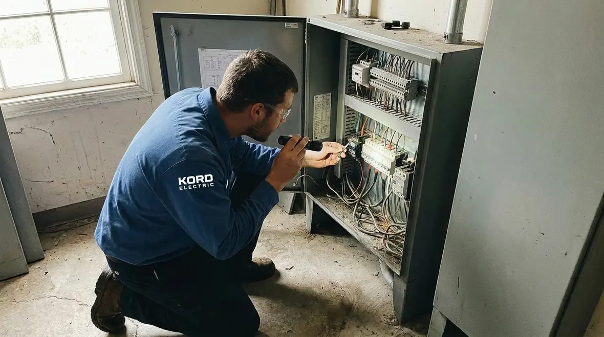 Electrical testing instruments measuring commercial distribution equipment performance