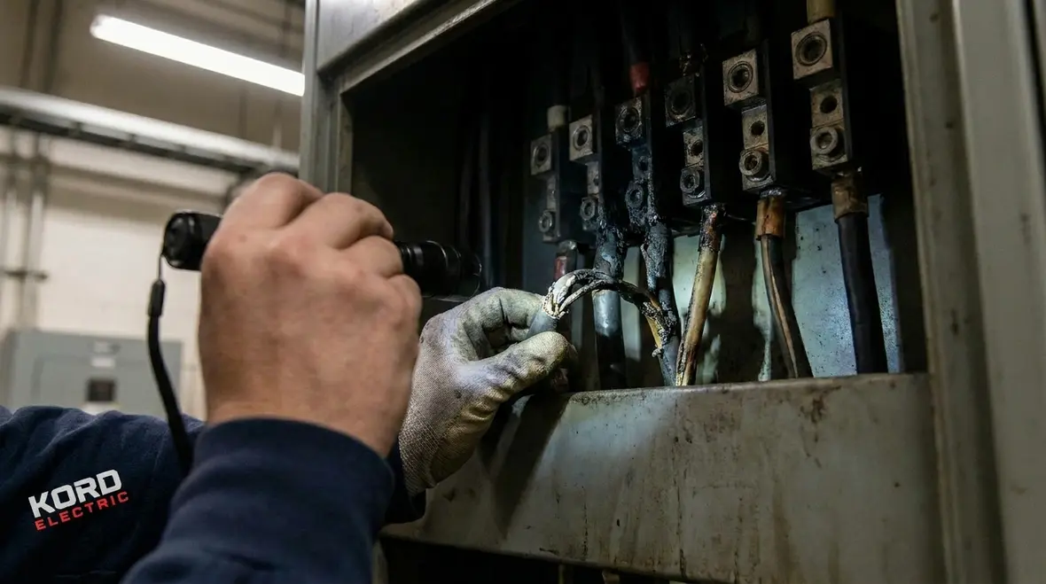 Commercial electricians comparing preventative maintenance vs emergency repair strategies