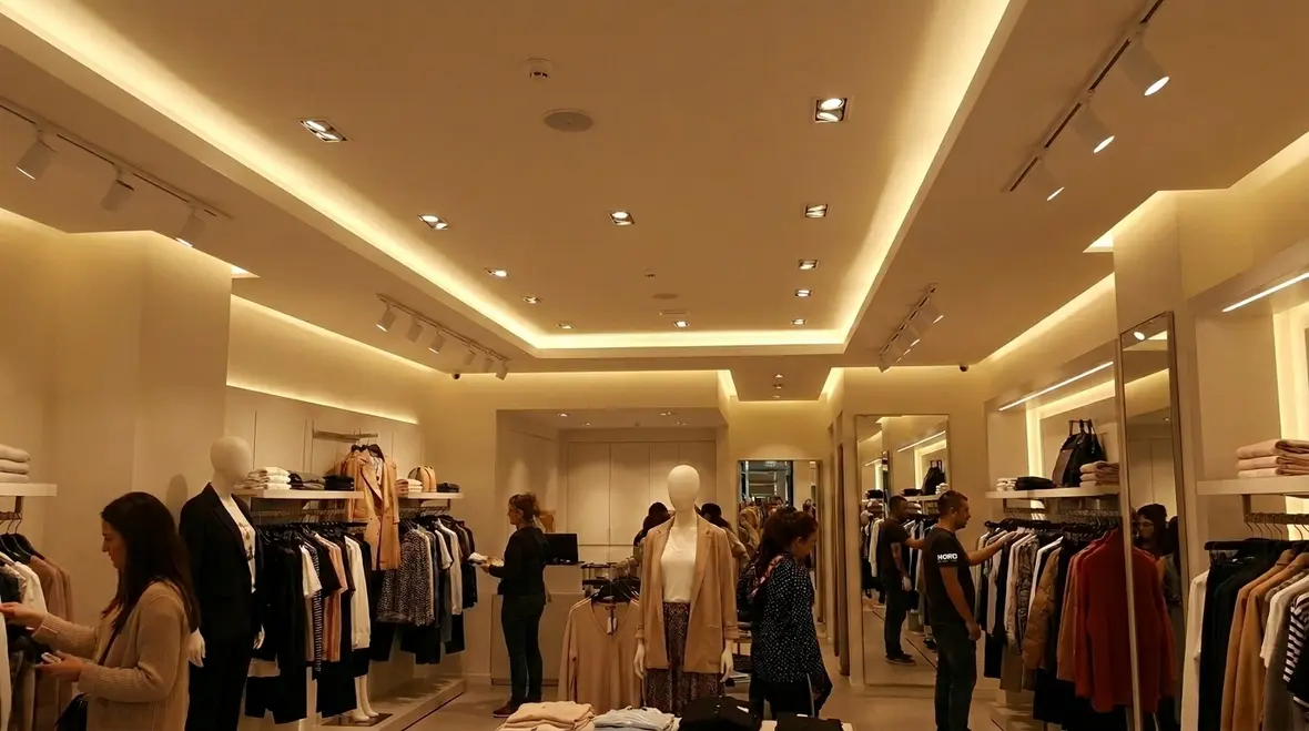 Retail space lighting design trends