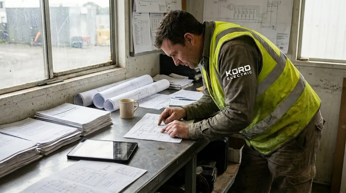 Electrical plans, submittals, and Title 19 California documentation for contractors