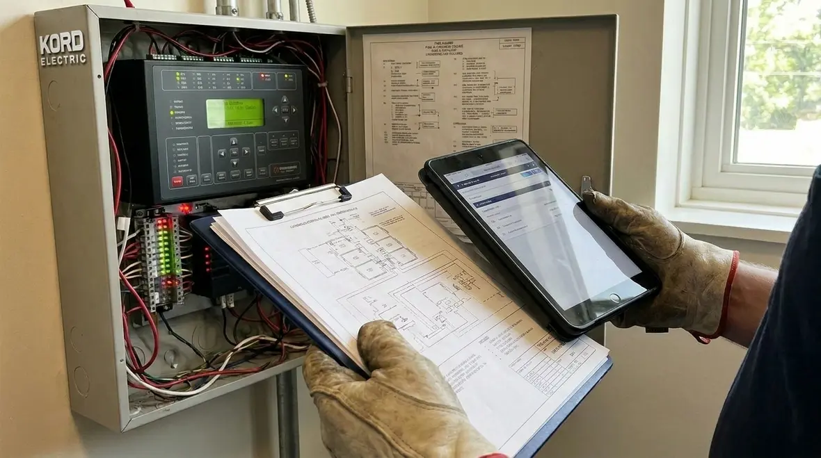 Organized Title 19 fire alarm documentation and records
