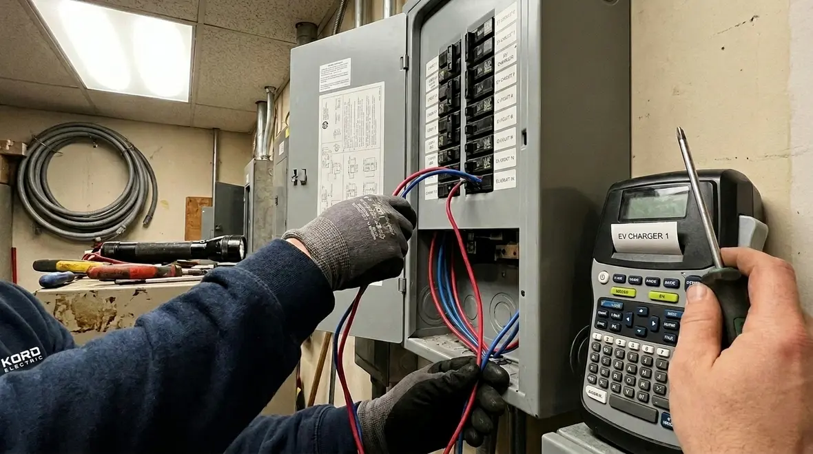 Electrical design planning for California Title 24 compliant EV charger installation