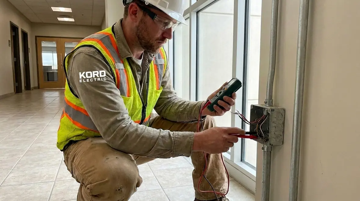 Electrical plans being reviewed for Title 24 energy compliance before conduit installation
