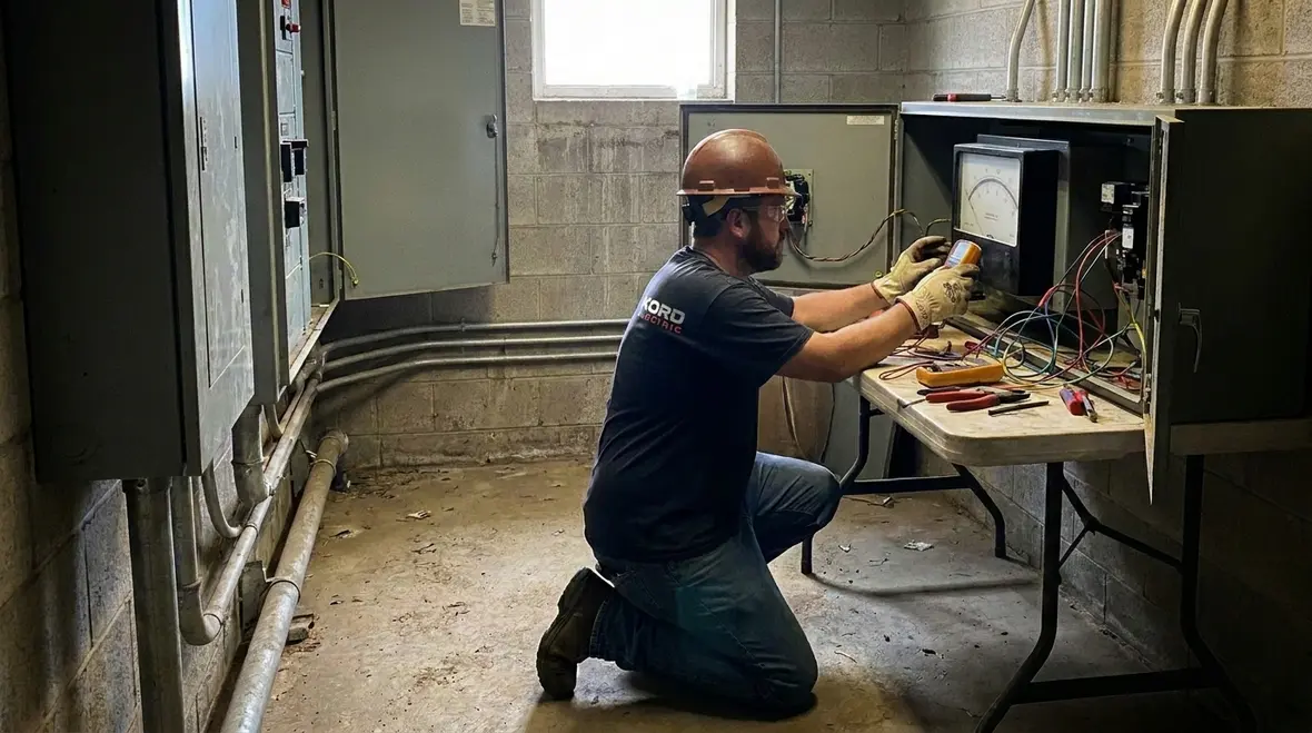 Smart electrical support for HVAC and outlet circuits in commercial buildings
