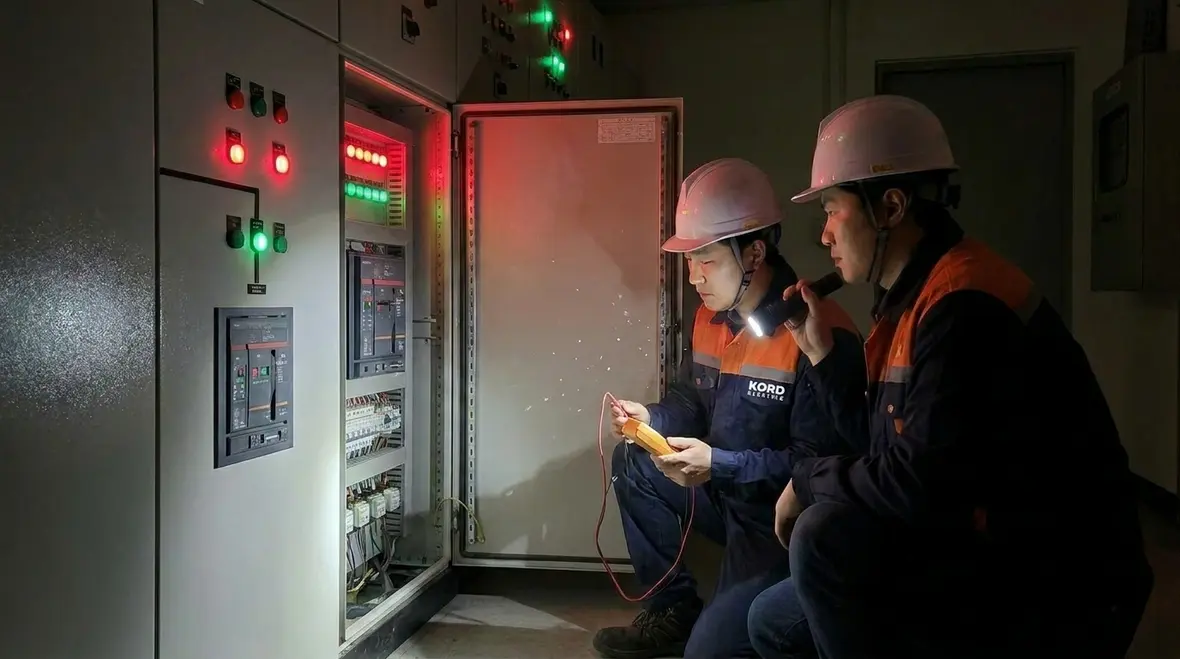 Commercial facility recovering from a power outage