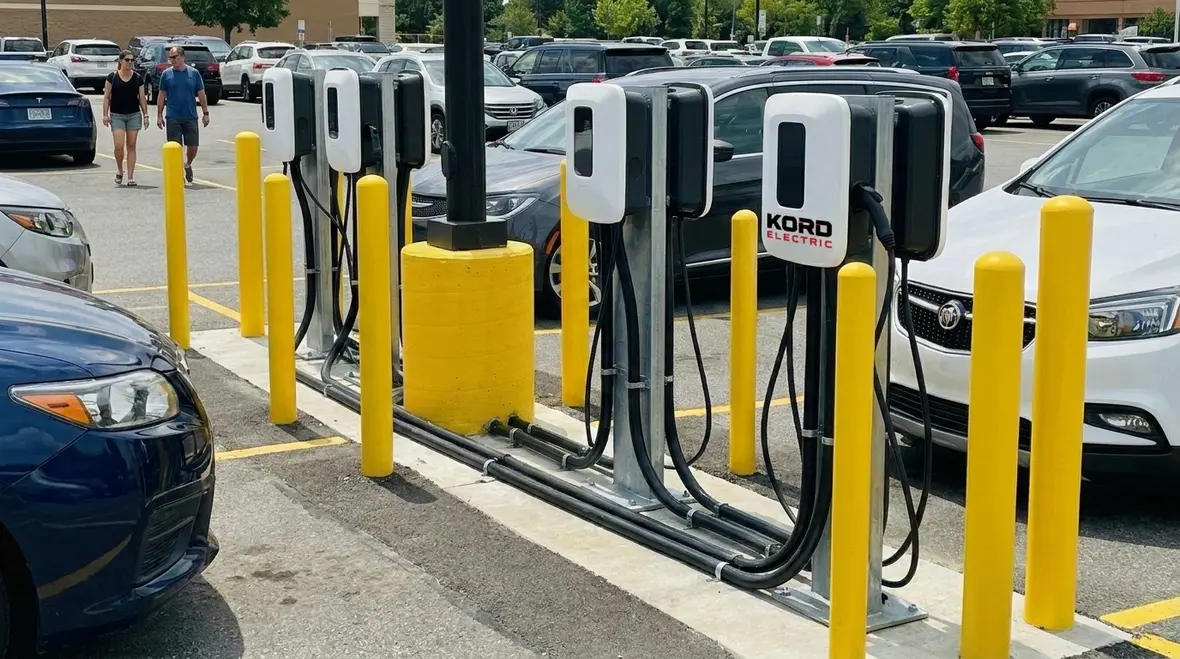 Site evaluation for commercial EV charger installation in a parking structure