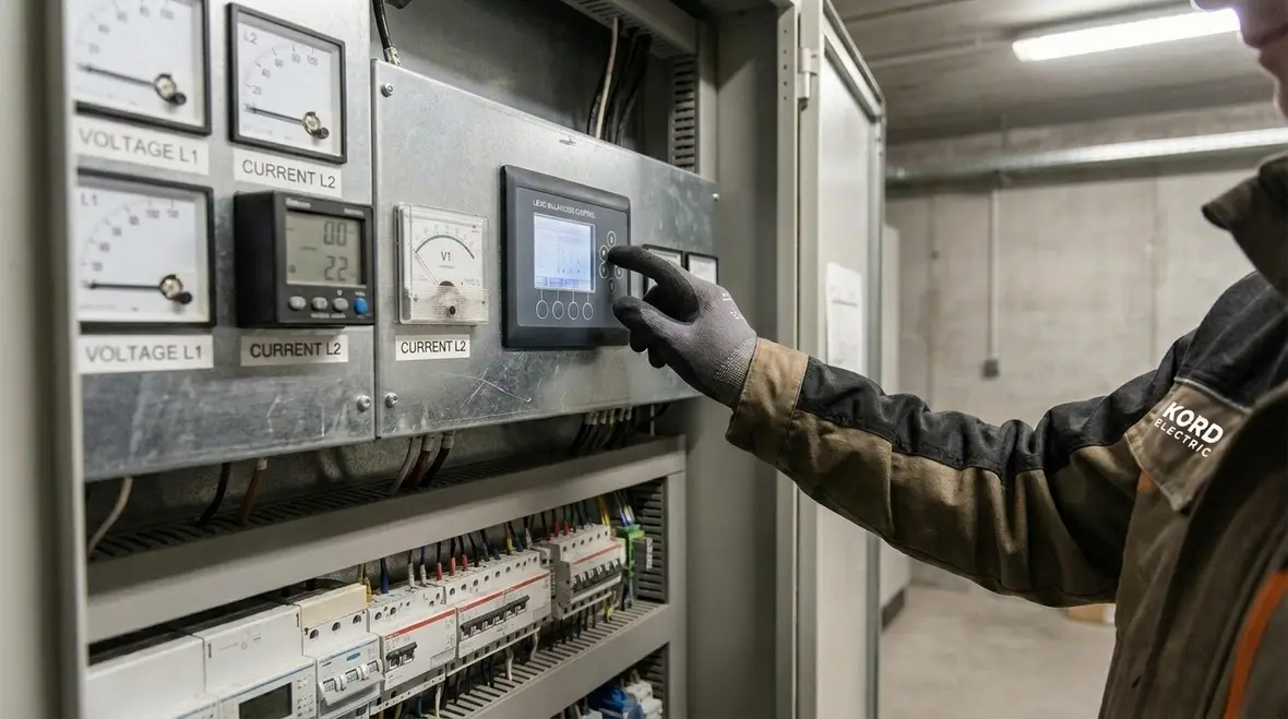 Commercial electrical distribution boards designed for balanced loading
