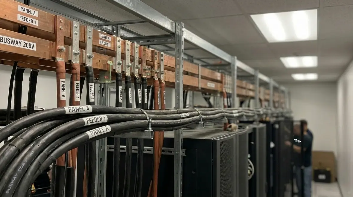 Redundant electrical distribution paths supporting data center uptime