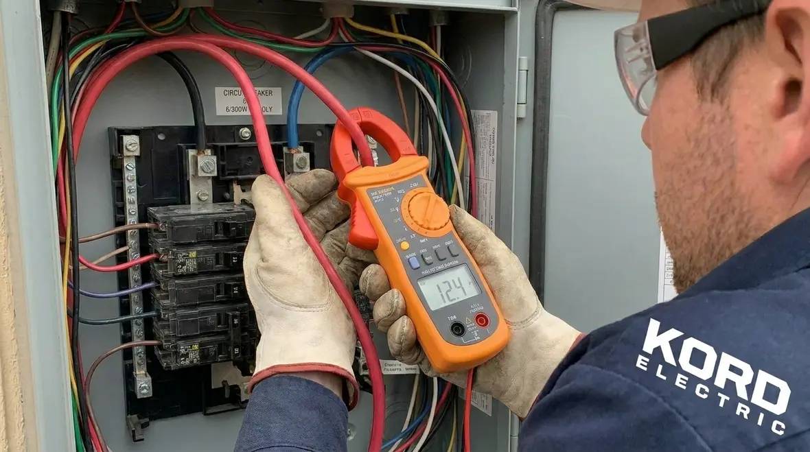 Field measurements during a commercial electrical system audit