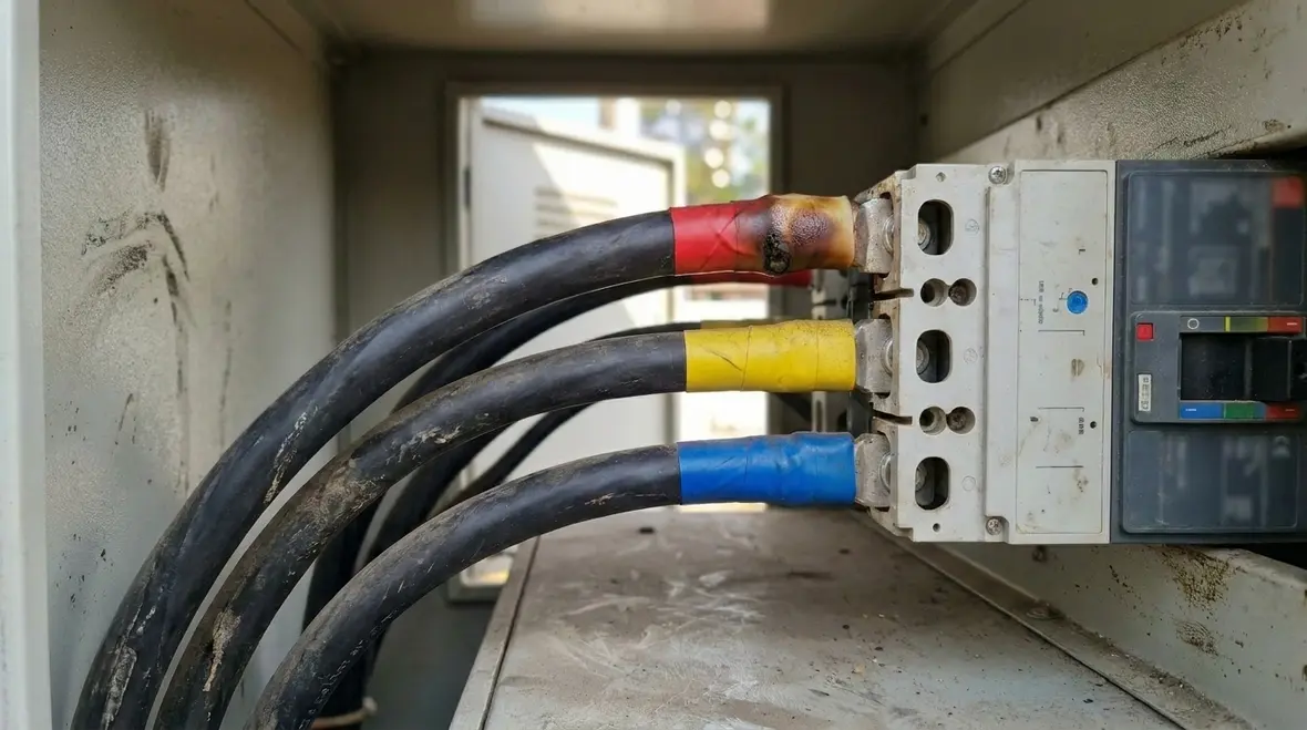 Three phase commercial electrical system with balanced loads