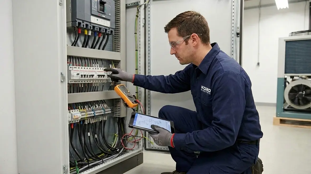 commercial electrical load balancing for new equipment