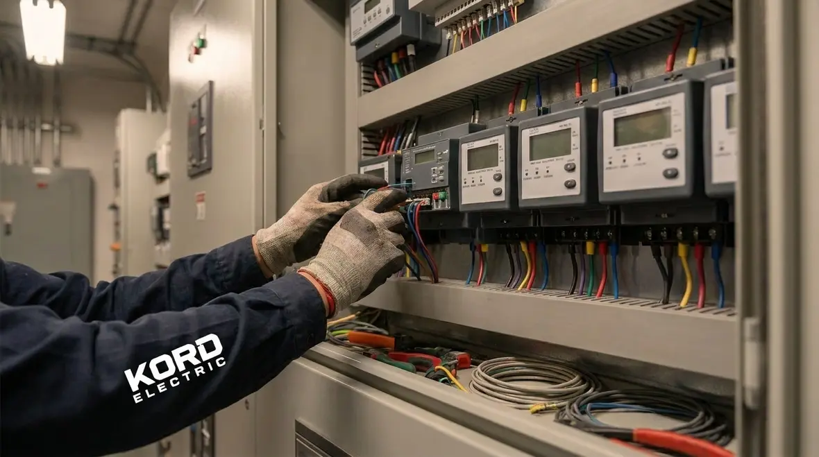 Commercial electrical panels configured for staged load shedding