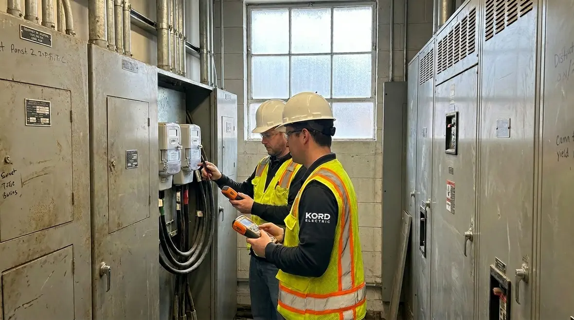 Commercial electrical load shedding system managing peak demand