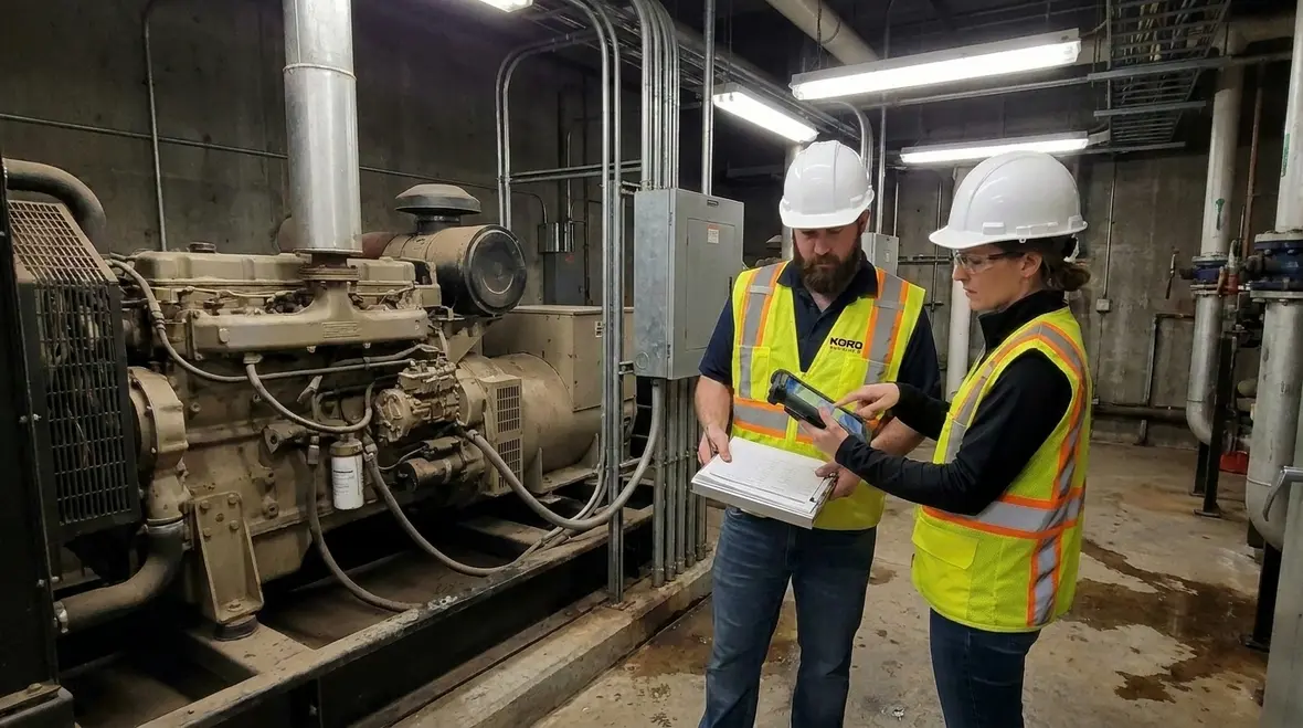 Voltage fluctuation monitoring during commercial load test