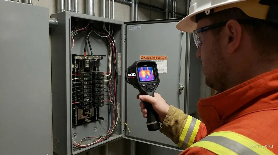 Commercial electrical testing instruments measuring load and voltage