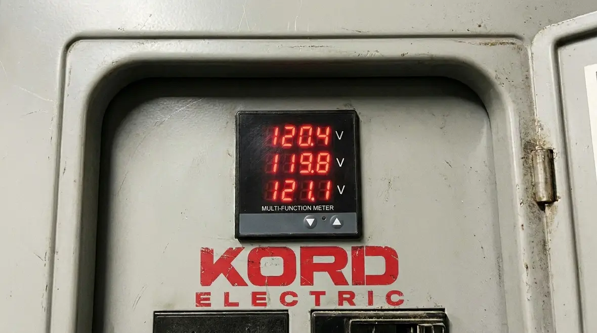 Safety-focused commercial electrical inspection during load testing