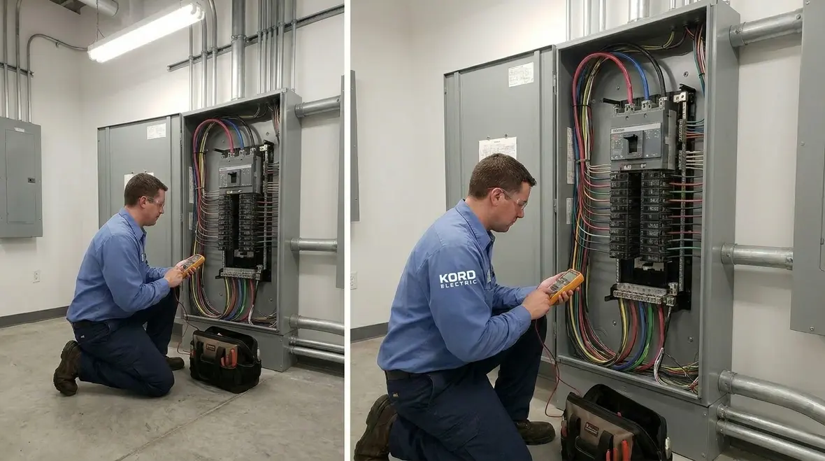 Commercial facility avoiding downtime through proactive electrical testing