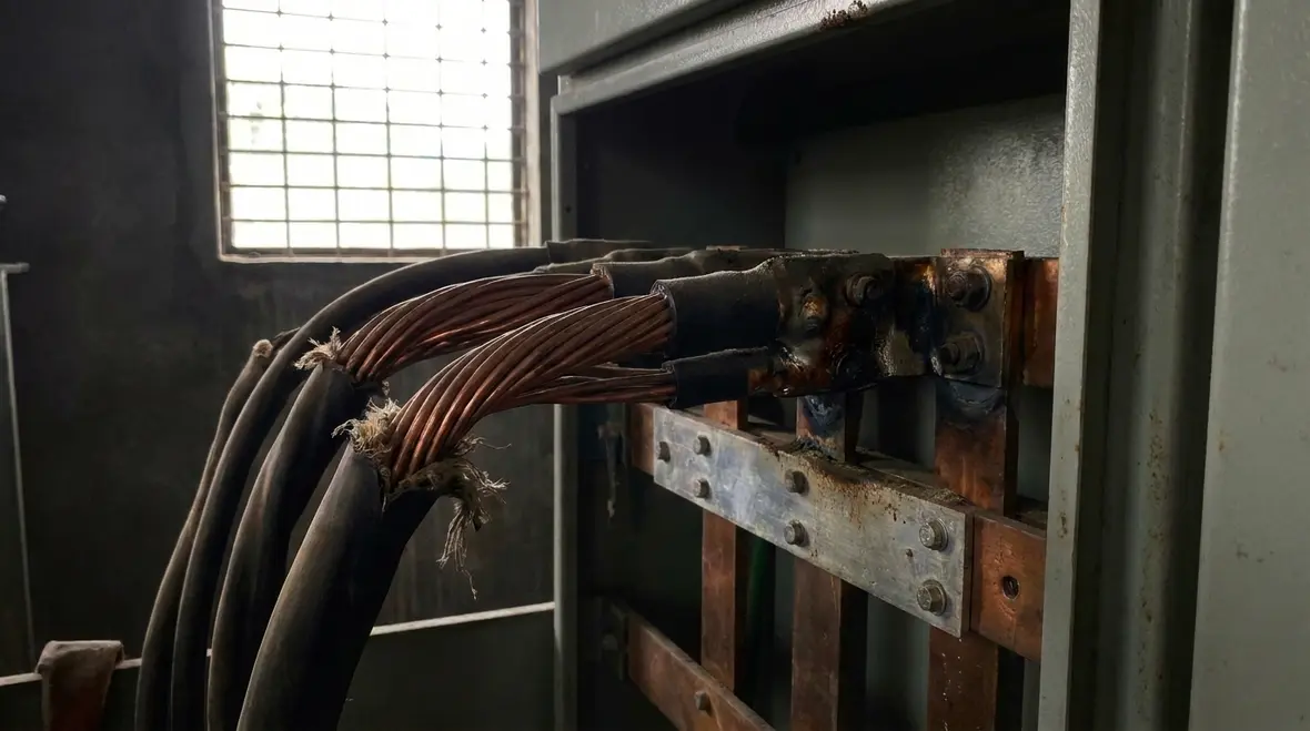 Commercial electrical equipment under monitored load conditions for safety