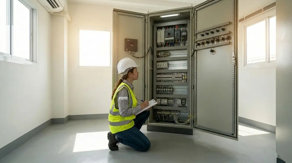 Warning signs of stressed commercial electrical panel