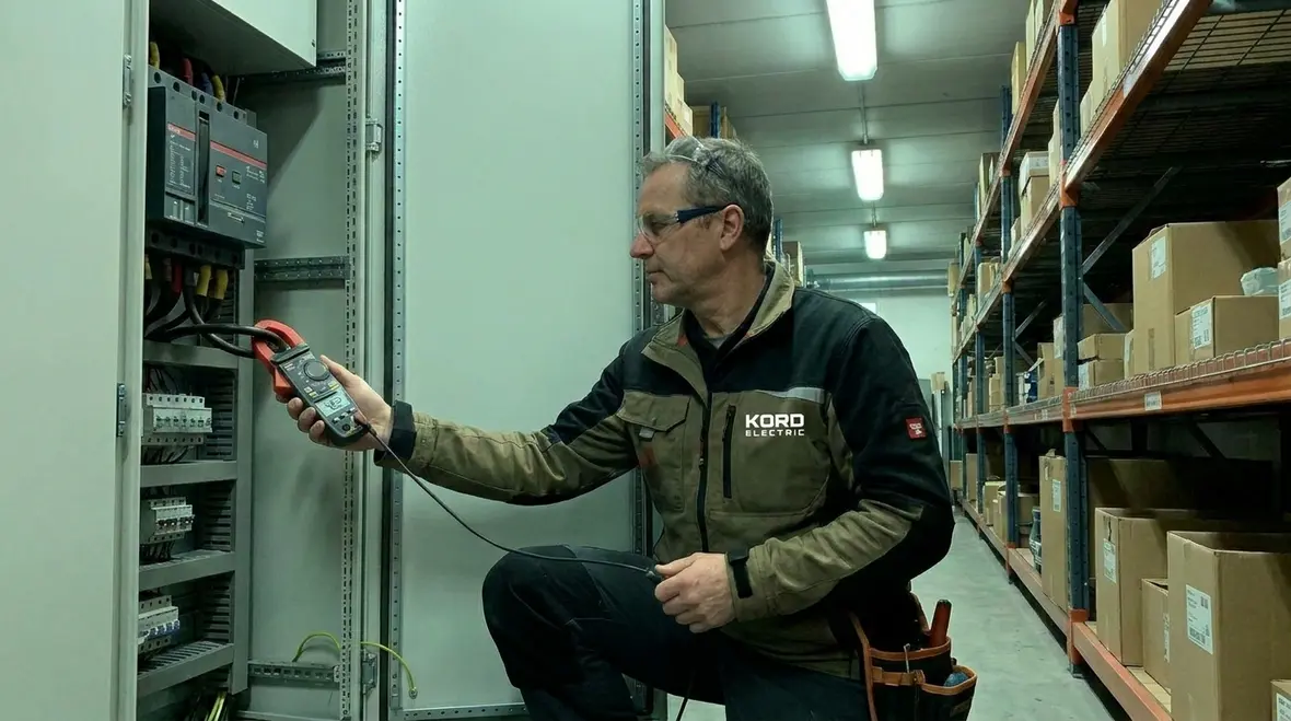 Commercial electrical panel serving a busy commercial kitchen and high-load spaces