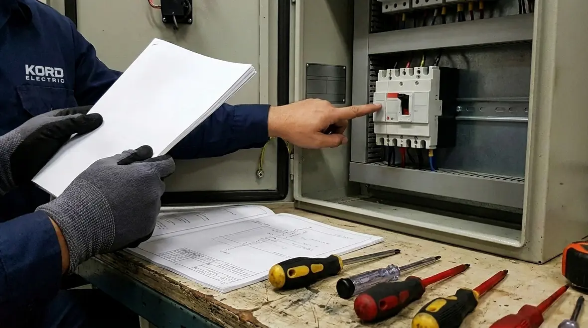 Commercial electricians planning panel sizing and distribution design
