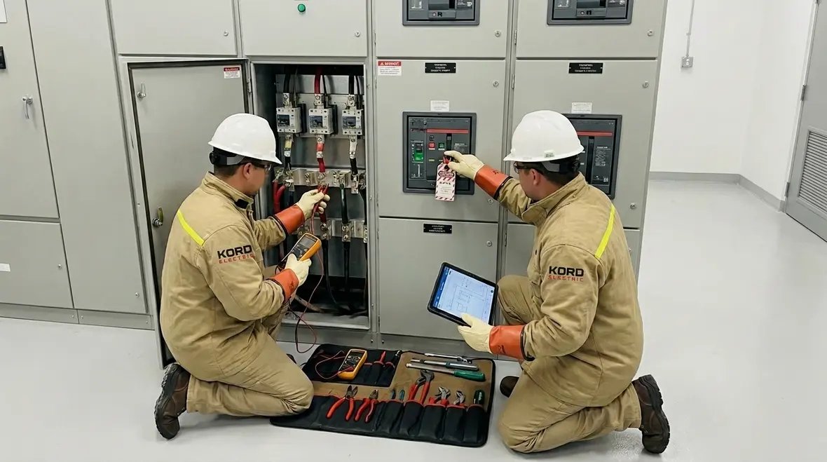 commercial electrical switchgear maintenance safety