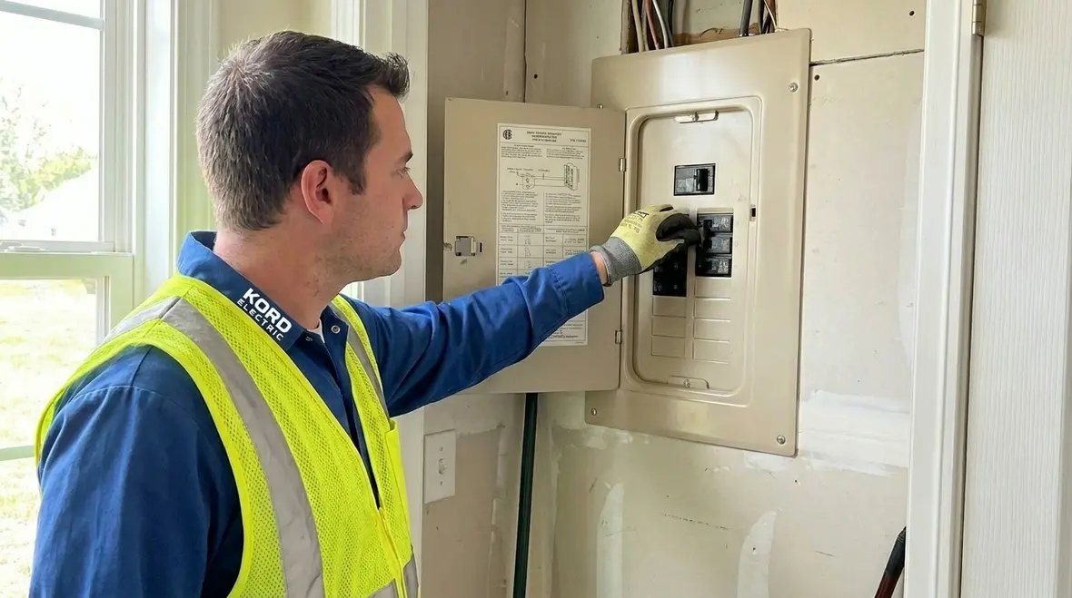 Facility staff reviewing a safe DIY commercial electrical troubleshooting checklist task