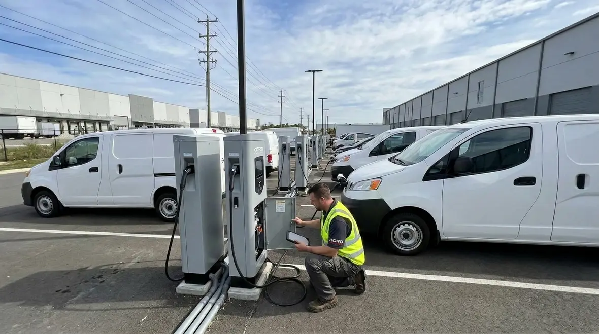 commercial ev fleet infrastructure