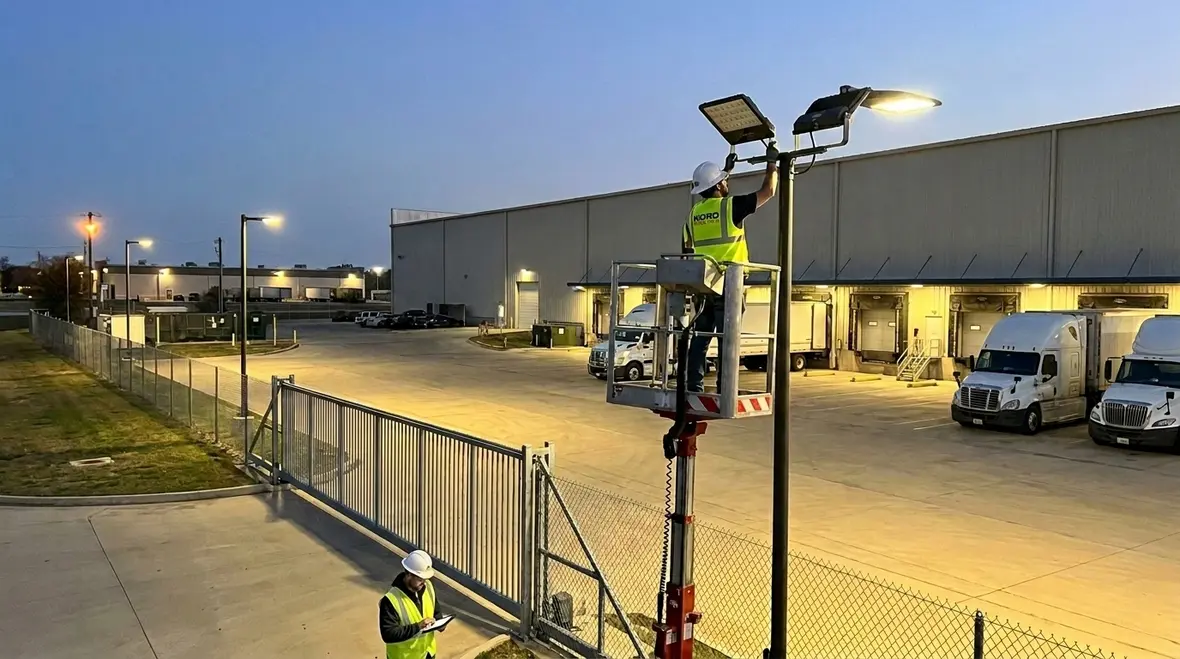 commercial exterior lighting design