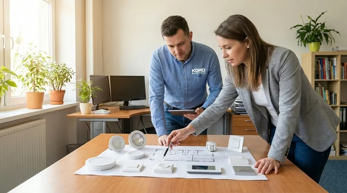 Technician planning zones for commercial lighting control automation