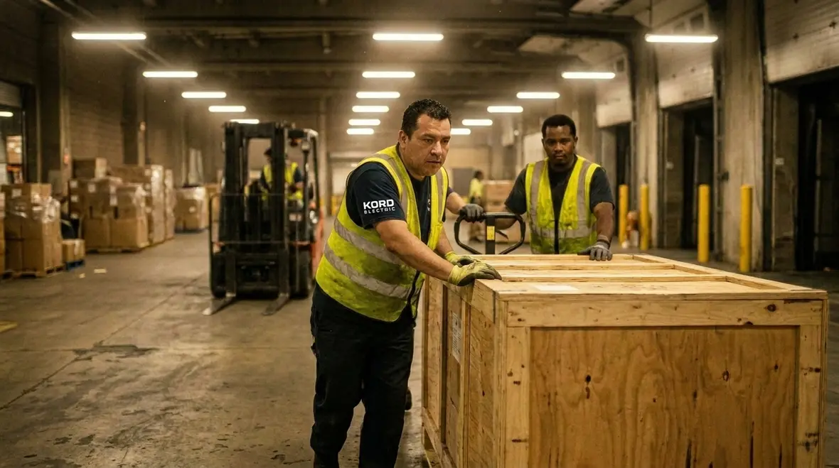 Office and industrial staff working under comfortable, evenly controlled lighting