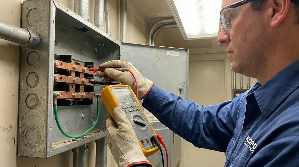Surge protective devices installed in a commercial electrical panel