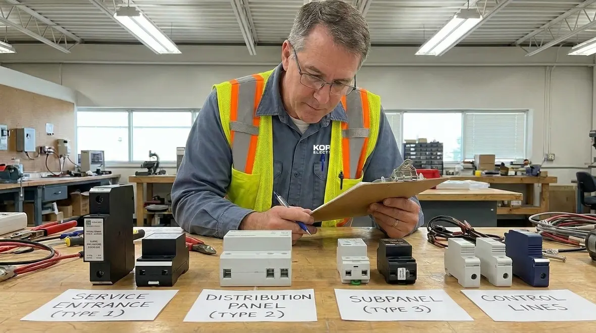 Grounding and bonding conductors supporting surge protection in a commercial facility