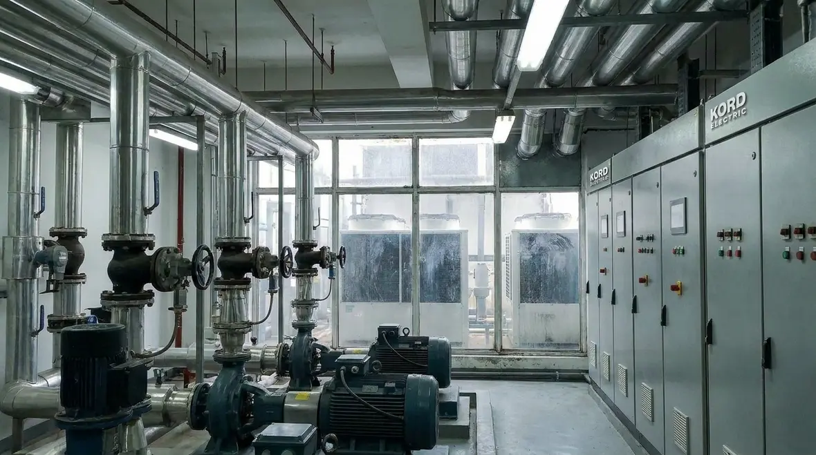 Power distribution equipment supporting data center cooling loads