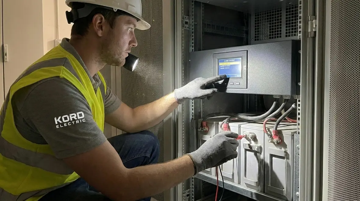Detailed inspection of data center switchgear and bus connections