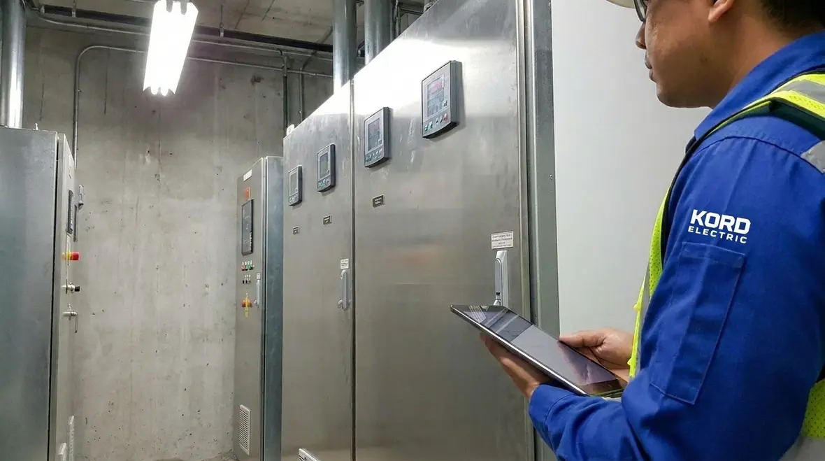 UPS systems supporting data center power continuity in a commercial facility
