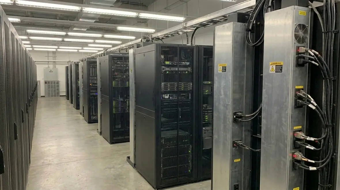 Redundant N+1 and 2N power paths in a commercial data center