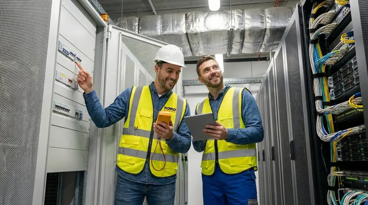Data center thermal management aligned with electrical infrastructure design
