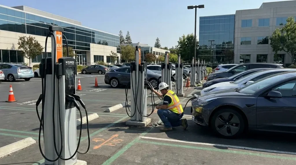 Scaling EV Charging Infrastructure for Office Parks