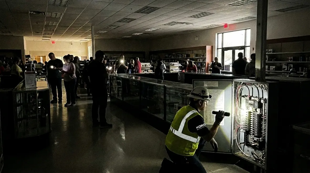 Retail store electrical maintenance preventing downtime