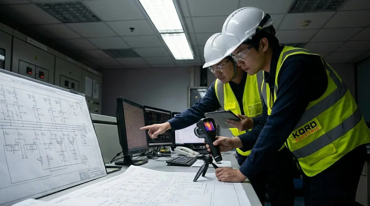 Planned electrical infrared thermography inspection in commercial facility