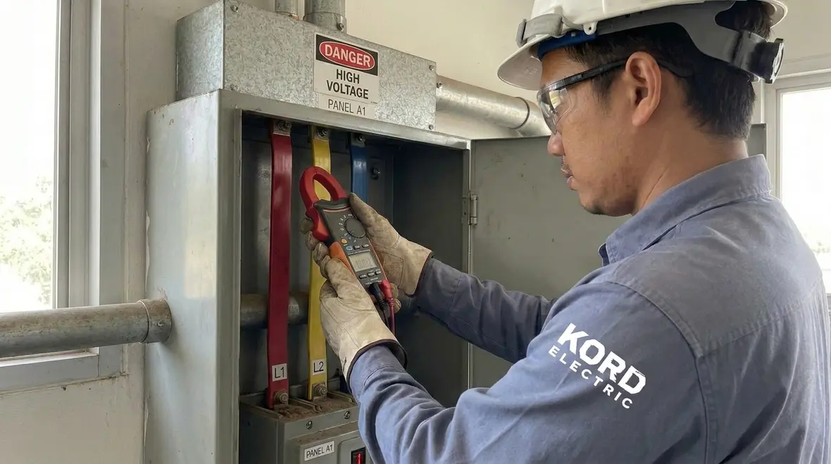 Monitoring three phase electrical load imbalance trends on industrial equipment