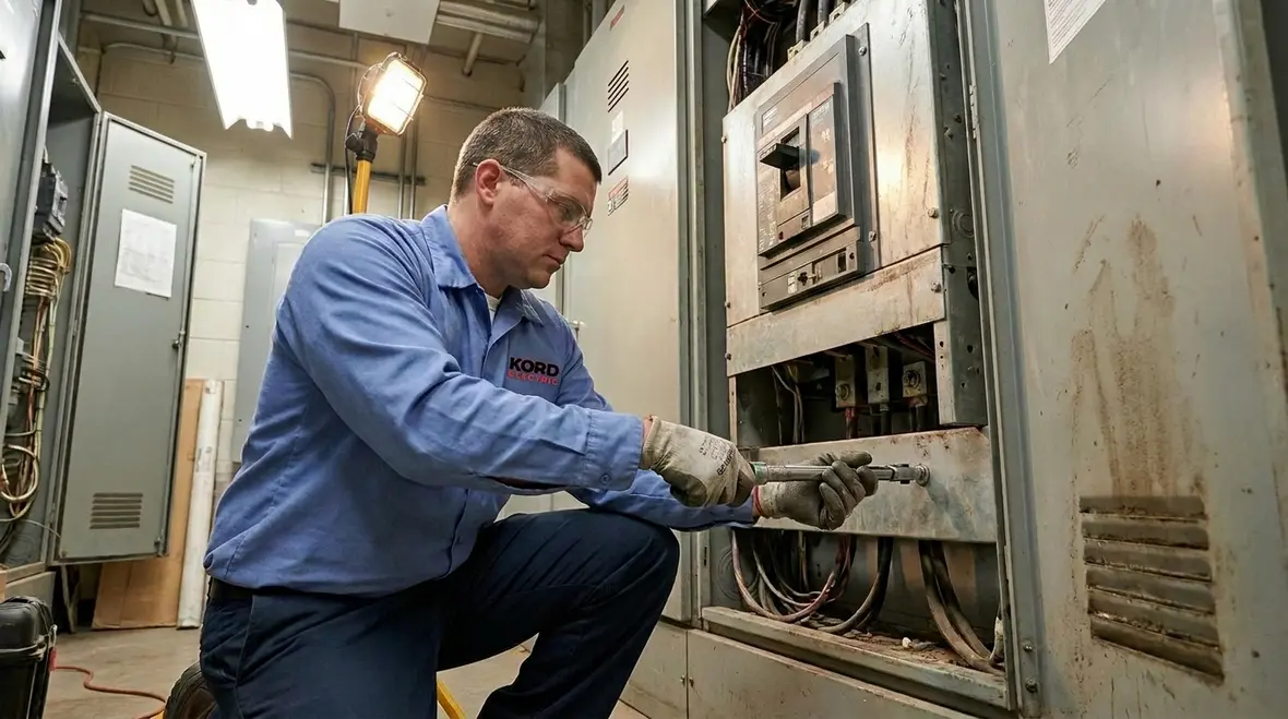 Control panel used for staging and load balancing in a commercial facility
