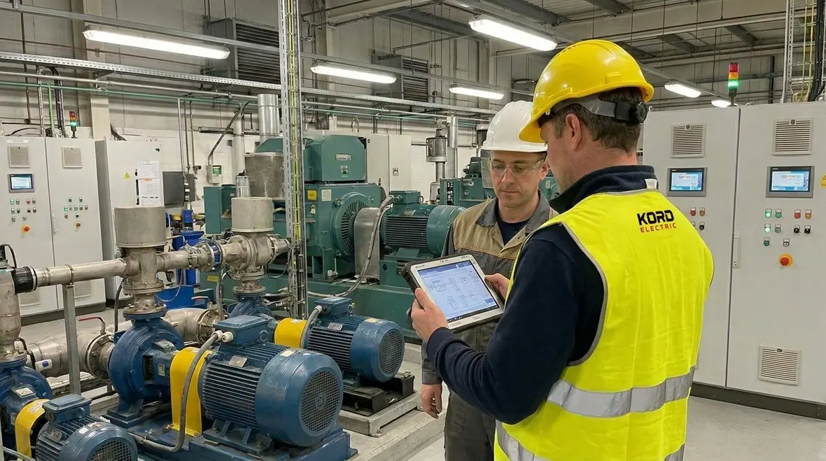Preventive maintenance work aligned with electrical panel capacity audit findings