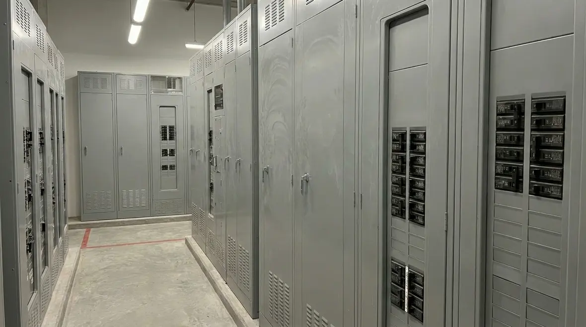 Labeled electrical panels supporting modern commercial building systems